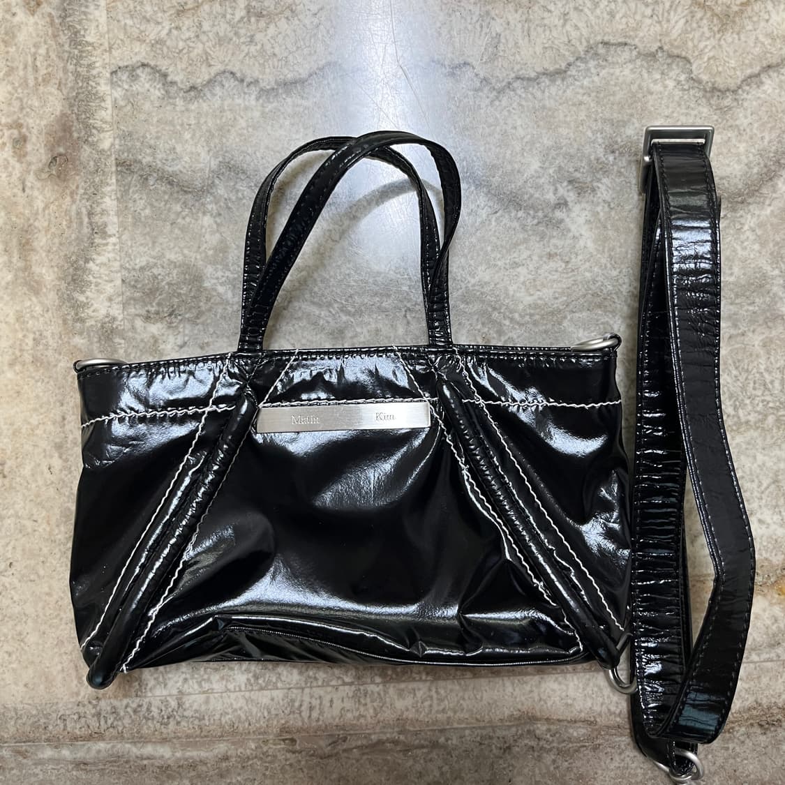 마뗑킴 가죽 미니 백  상품이미지1