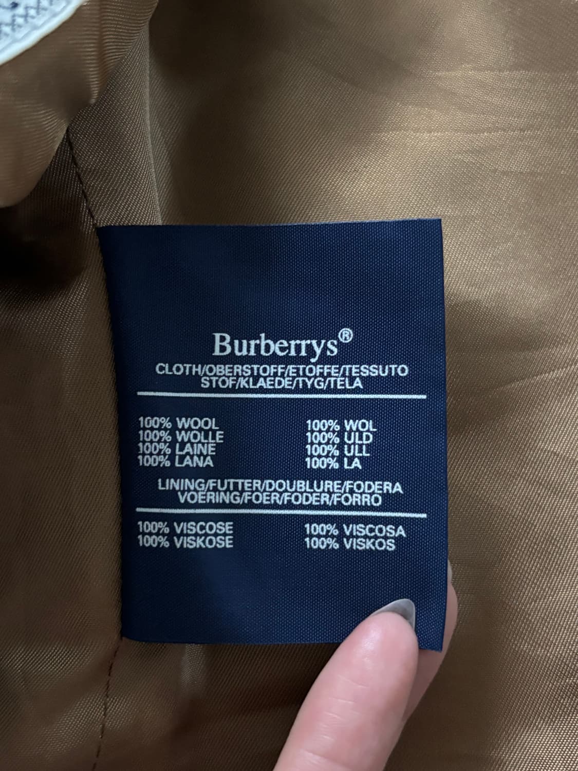 Burberry 버버리 금장 더블 울 블레이저 자켓 상품이미지7