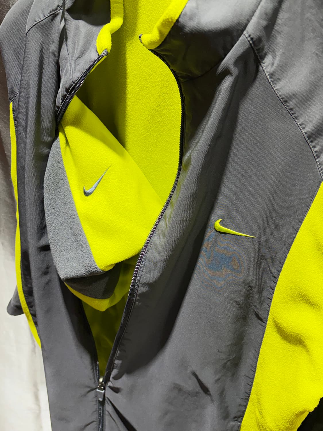 XXL 나이키 스우시 리버시블 네온 플리스 자켓 상품이미지6