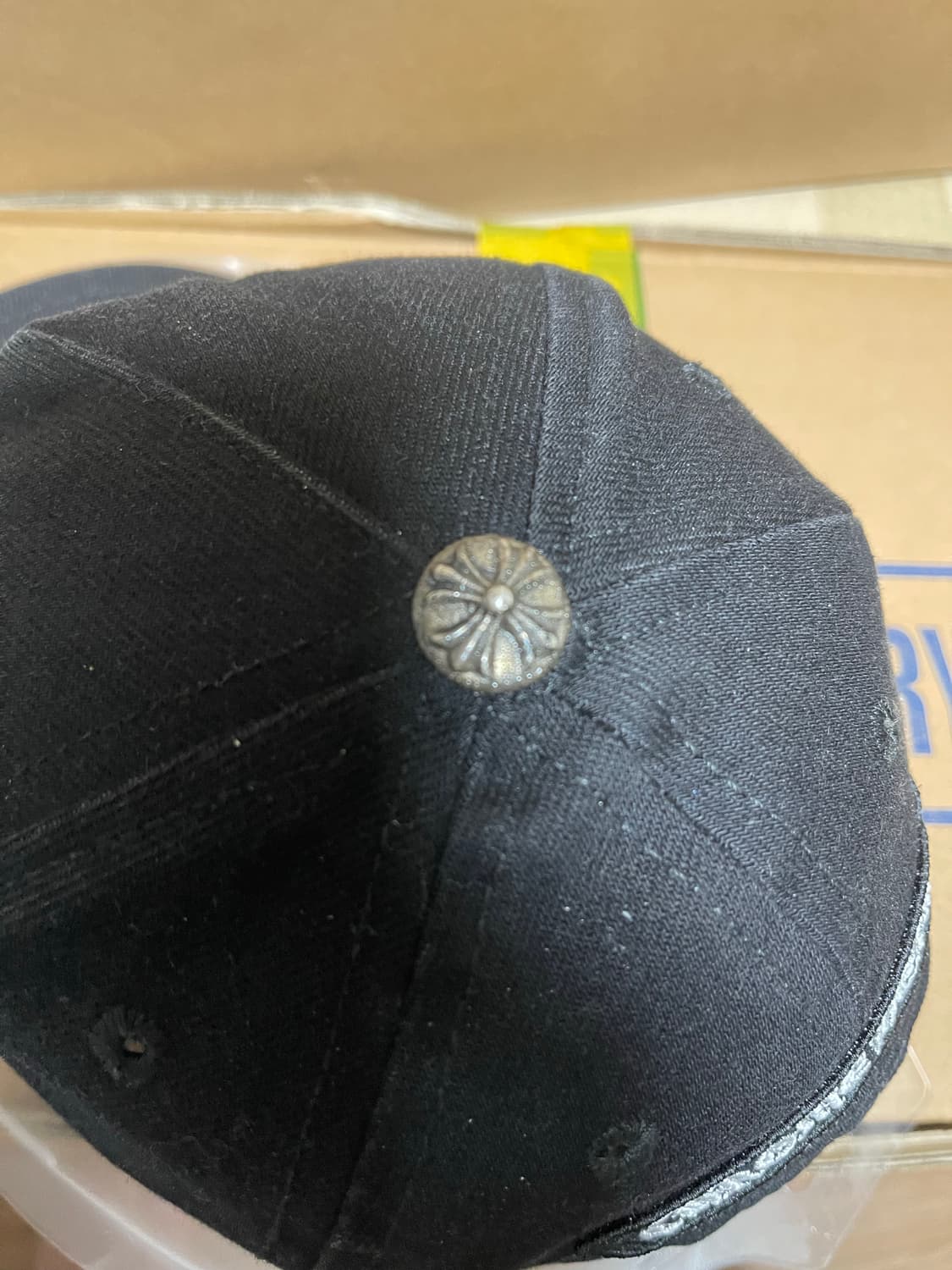 크롬 하트 단검 로고 블랙 캡 상품이미지3