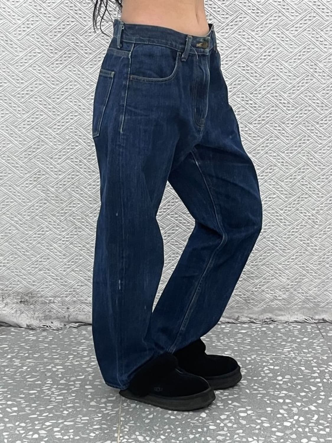 유니클로 U 르메르 모던 캐주얼 빈티지 데님팬츠 32인치 C09364 상품이미지2