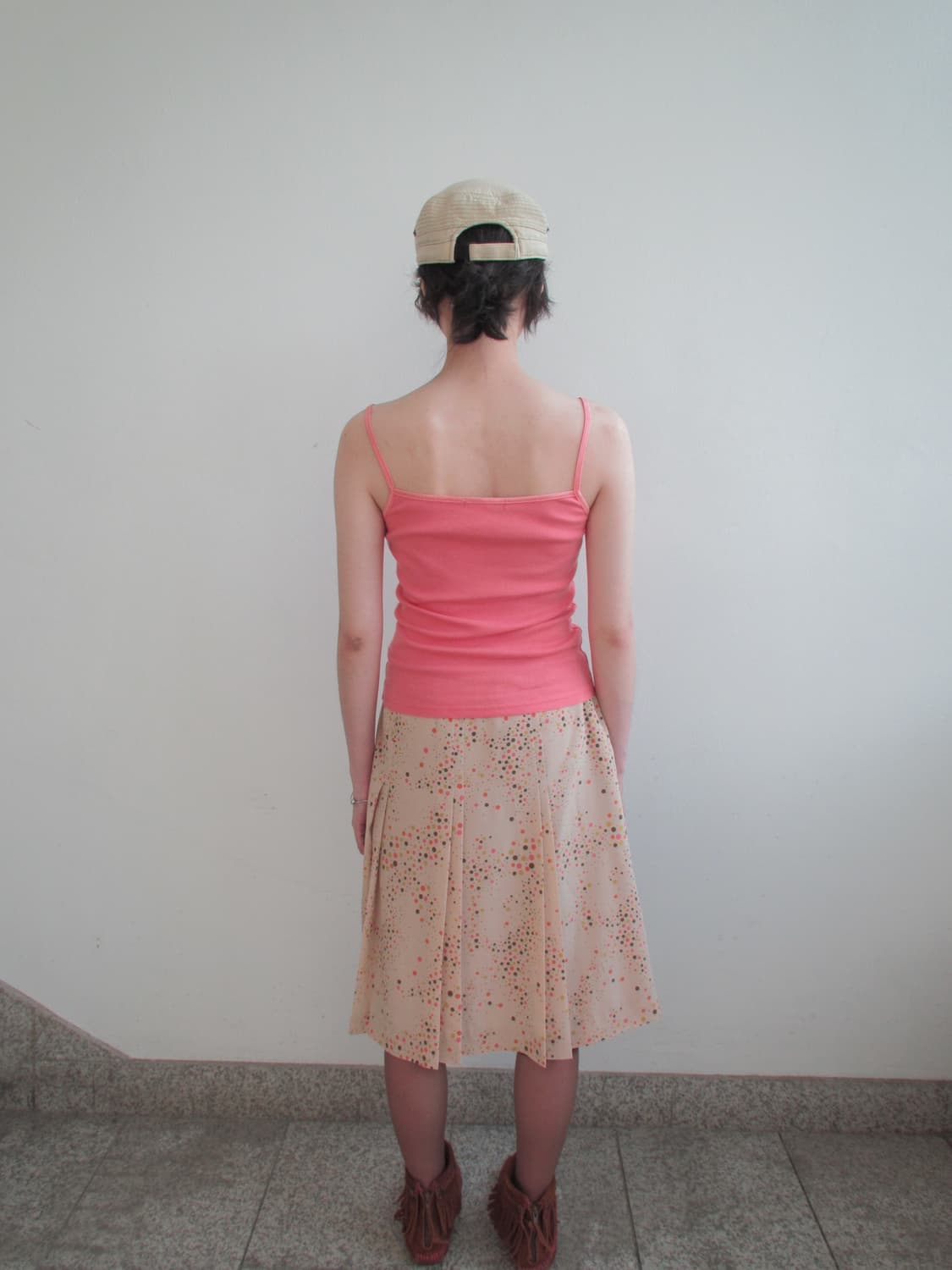 Newyorker dot pleats skirt 상품이미지1