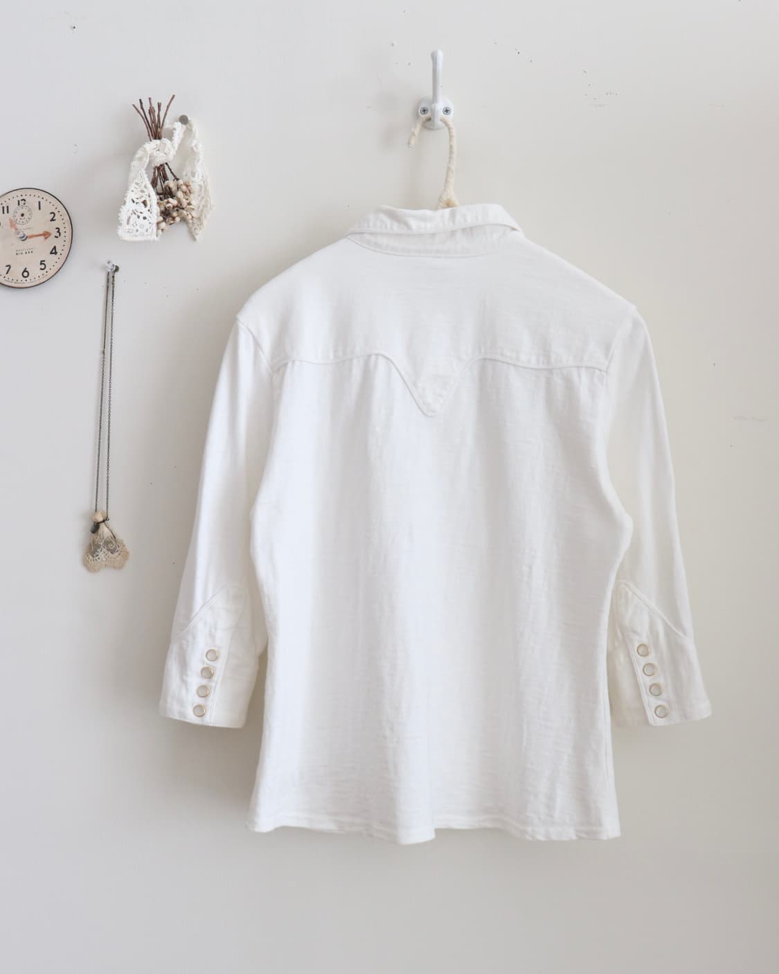 [Kapital] White 3/4 Sleeve Shirt Jacket  상품이미지10