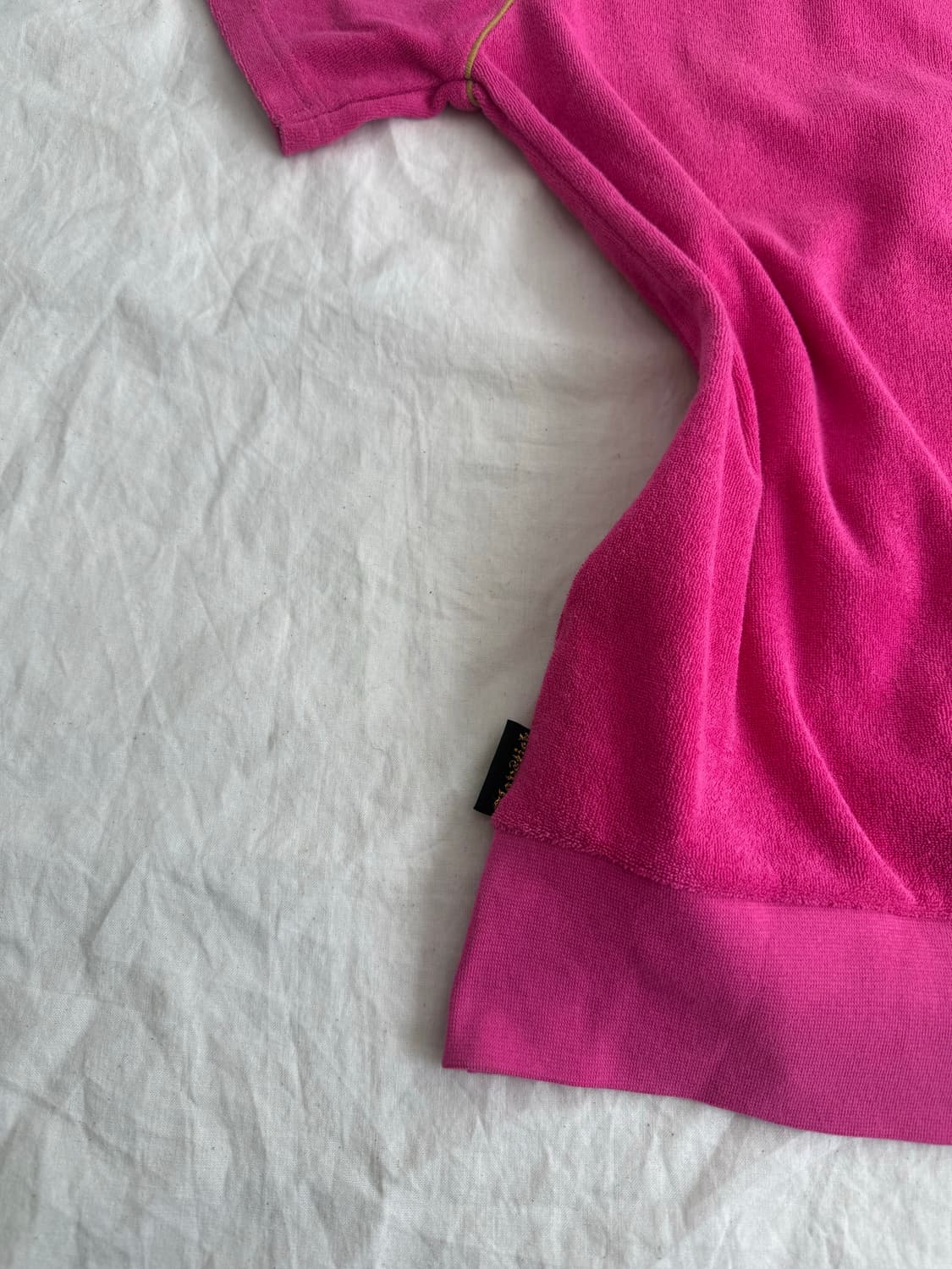 갸루 나나펑크 y2k 핫핑크 태리 반팔 후드집업 상품이미지8