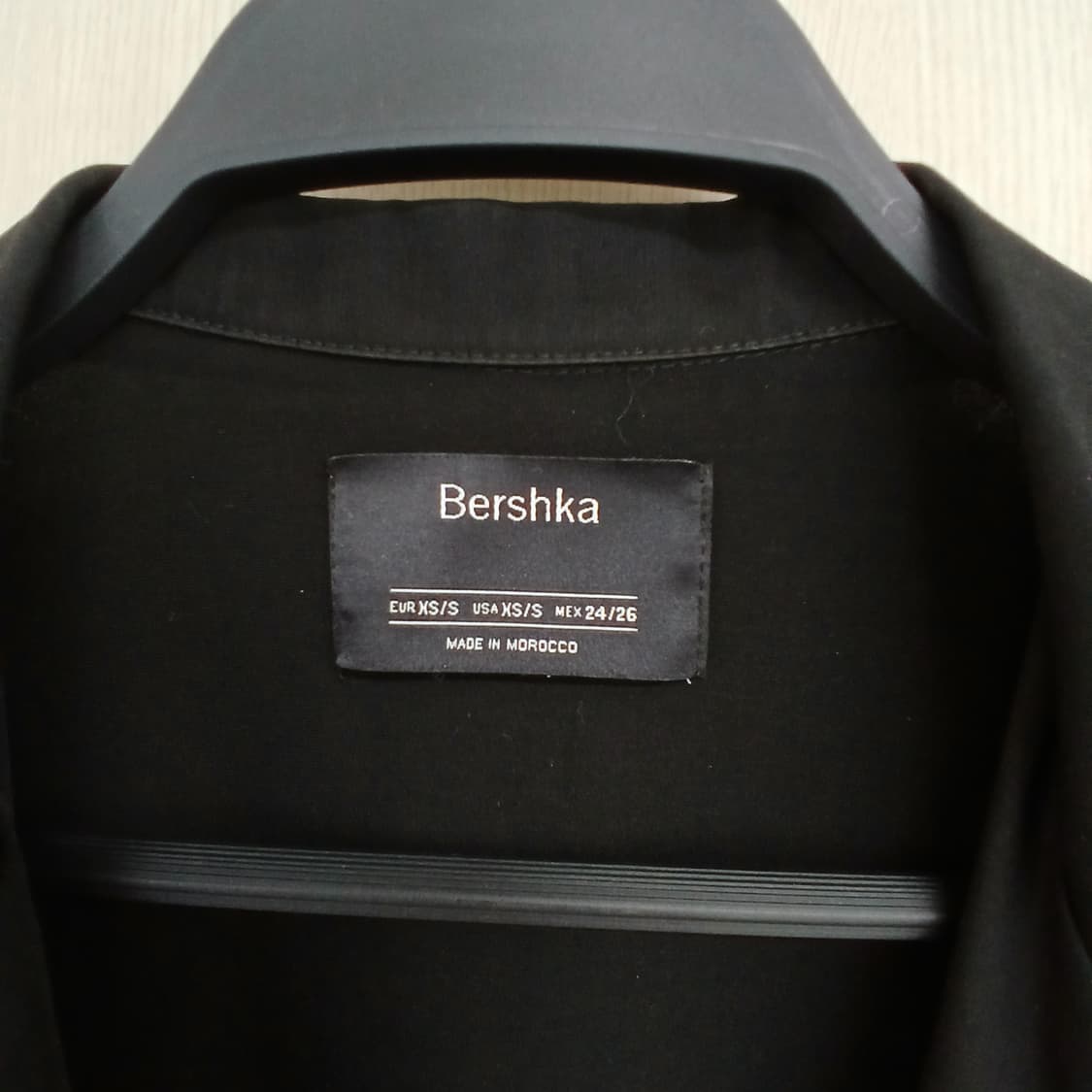 Bershka 꽃 자수 블랙 롱 가디건 상품이미지7