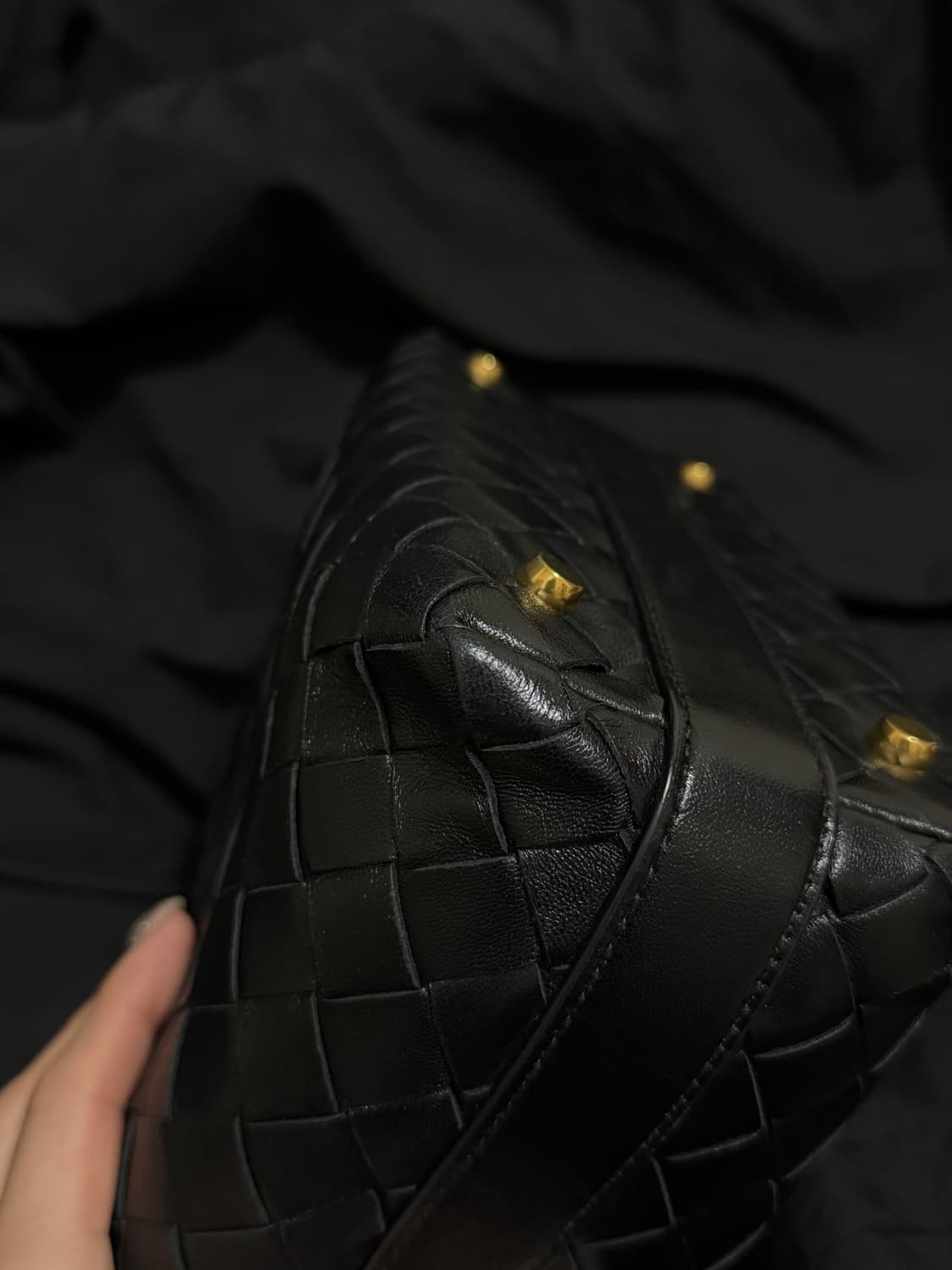 보테가베네타 월리스 토트백 / 블랙 상품이미지5