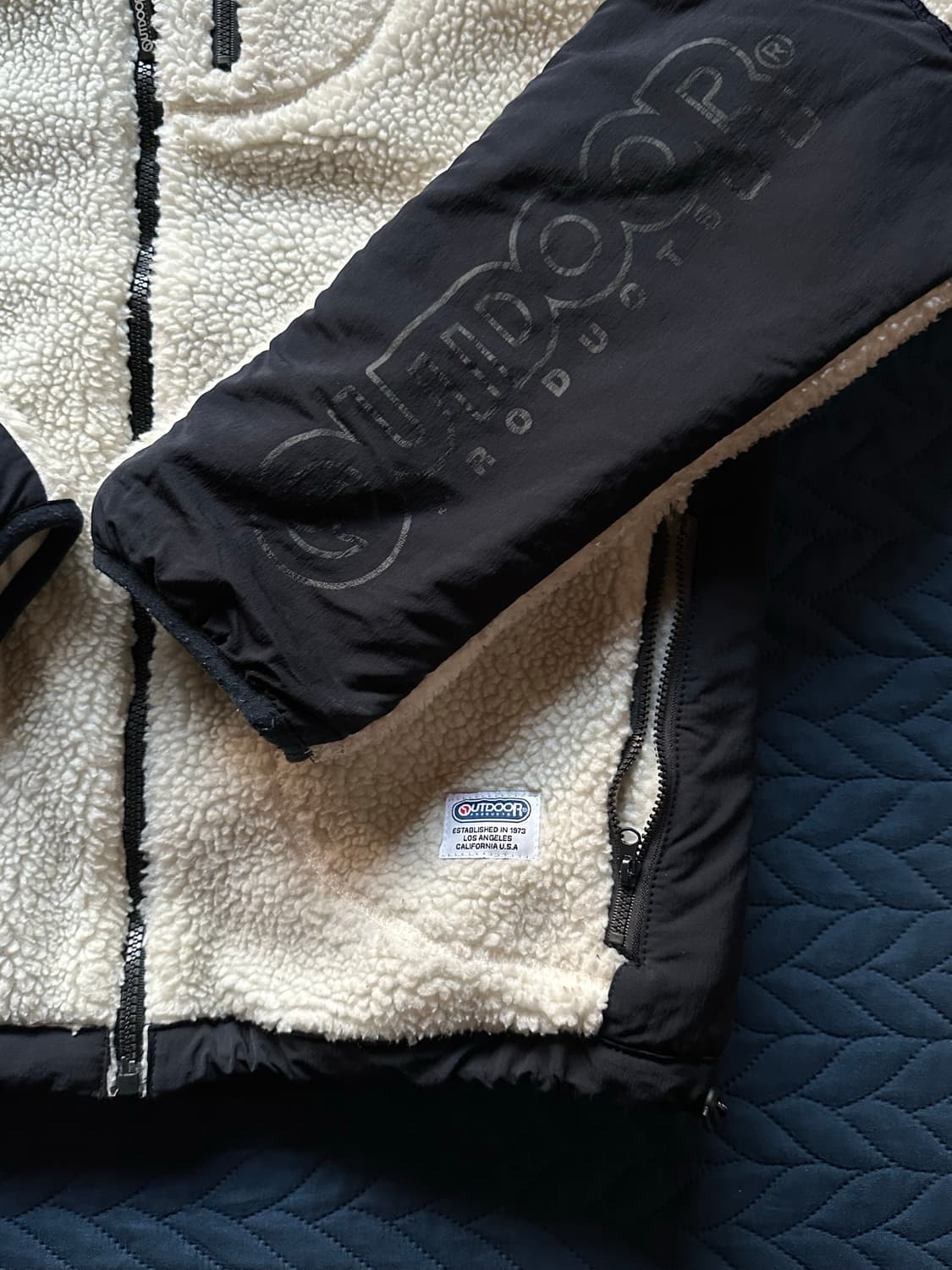 아웃도어 프로덕츠 후리스 자켓 아이보리 100 상품이미지3