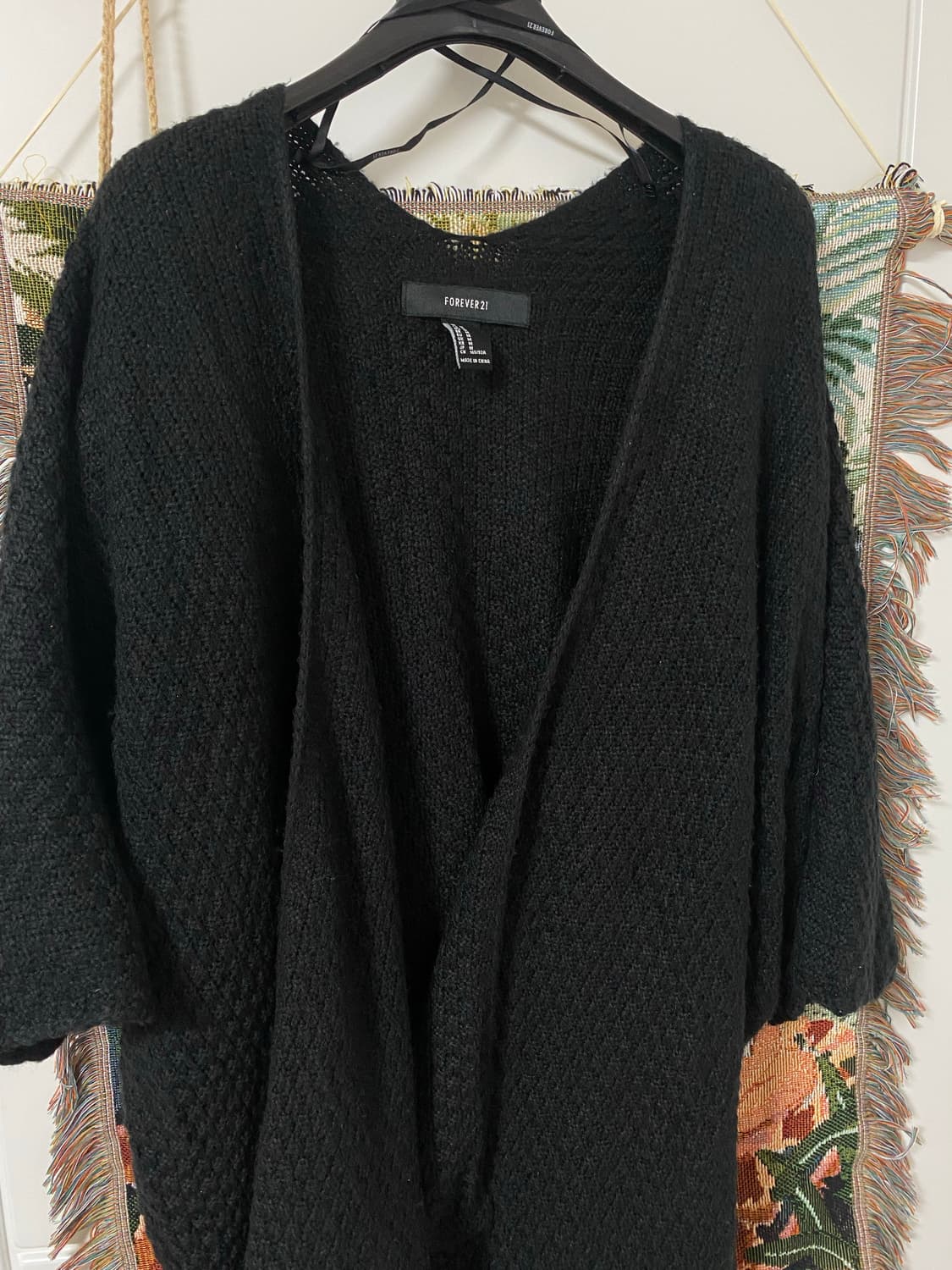 Forever21 블랙 가디건 M 상품이미지1