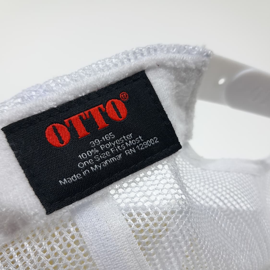 OTTO HABU 캐릭터 자수 화이트 메쉬 트러커 로프캡 P2059 상품이미지9