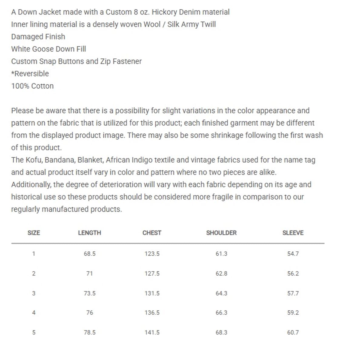 Visvim 26SS IRIS DOWN JKT DMGD 상품이미지5