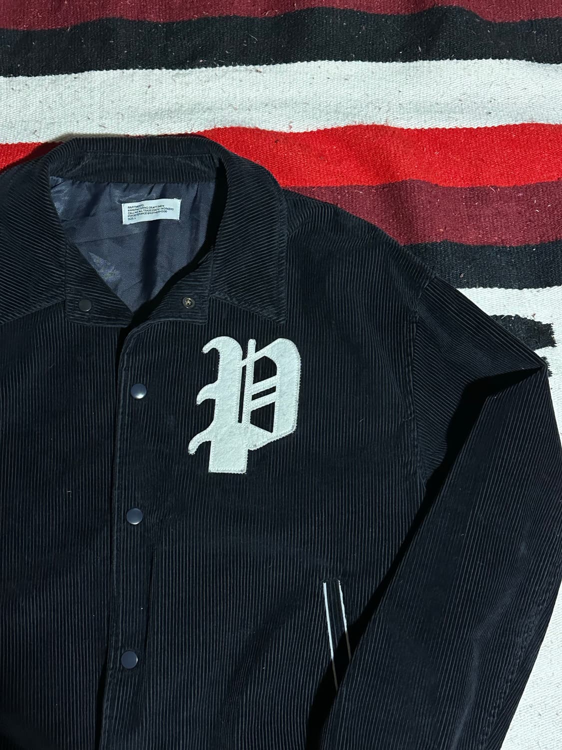 [파르티멘토] •Corduroy Varsity Jacket 상품이미지4