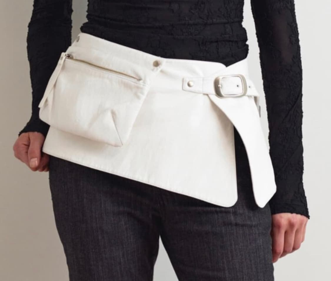 아옵트 레더 스커트 상품이미지1