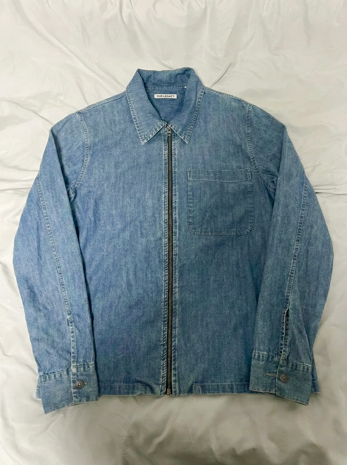 아워레가시 셔팅 지퍼 데님 셔츠 상품이미지1