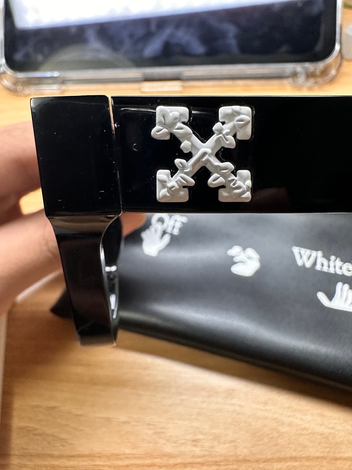 오프화이트 버질 아블로 선글라스 블랙 상품이미지3