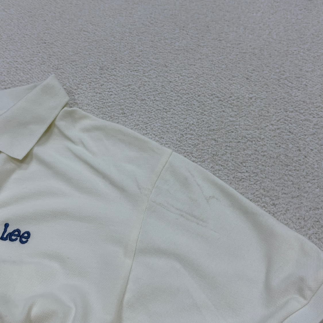 M LEE 스몰로고 반팔 카라 티셔츠 0316E 상품이미지5