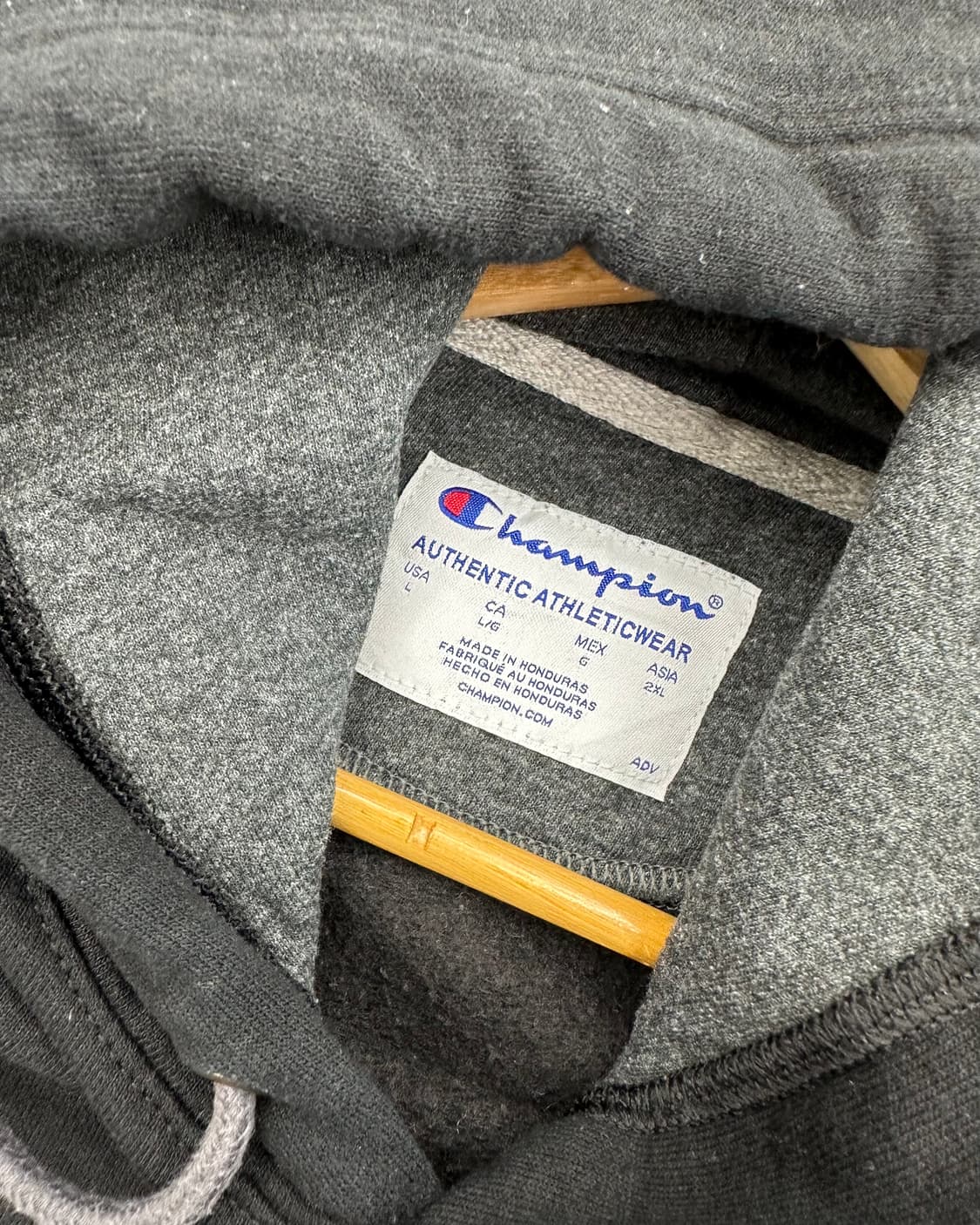 (L)챔피온 기모 후드-M1007 상품이미지4