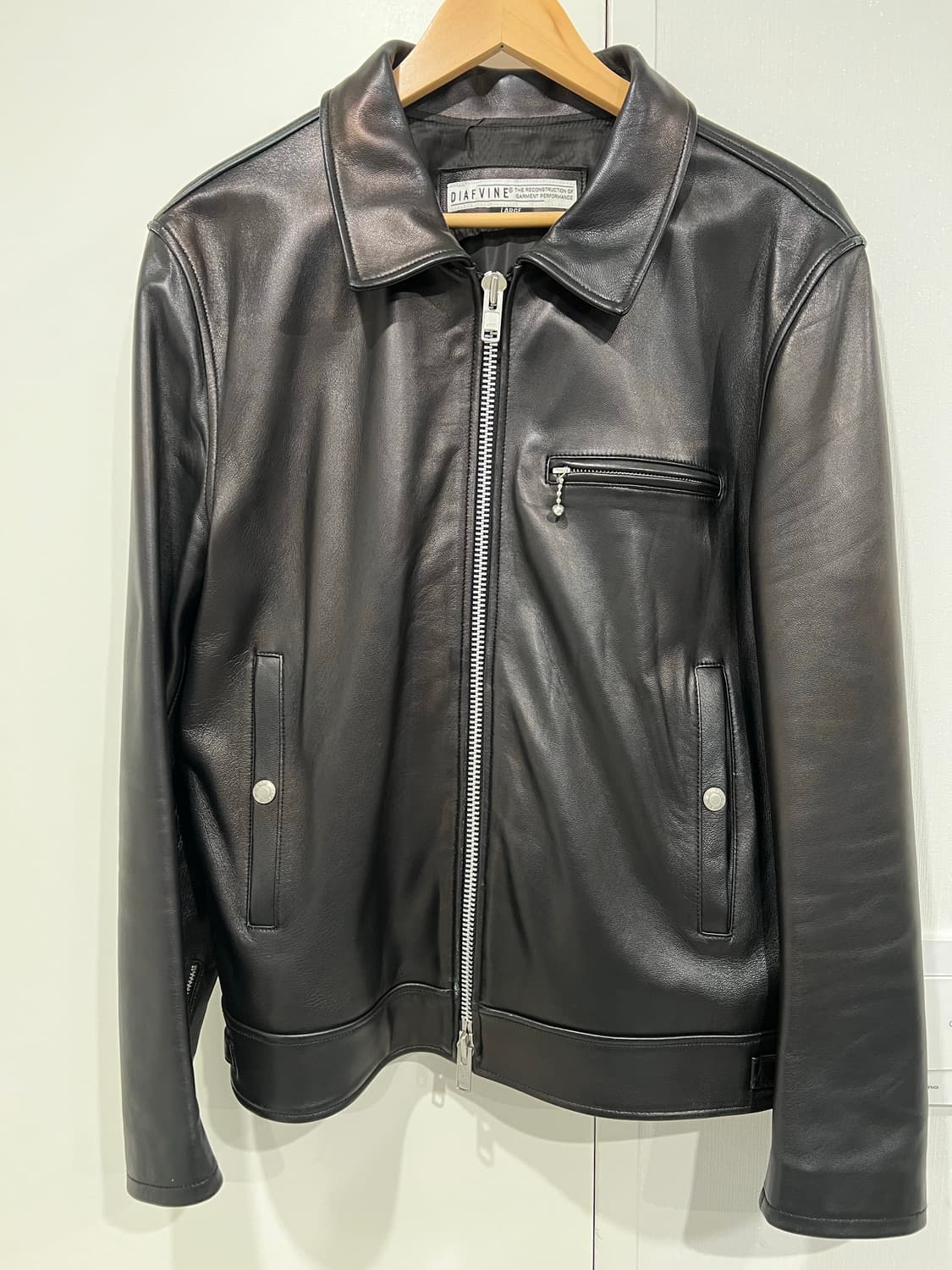 디아프바인 싱글 가죽자켓 L 상품이미지4