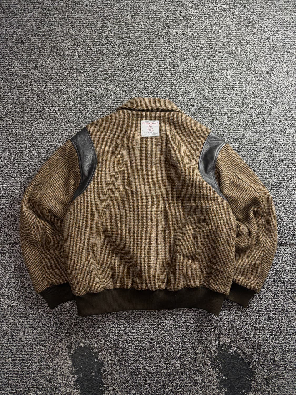 후아유 헨리 트위드 아카이브 유니 바시티 자켓 3484 상품이미지4