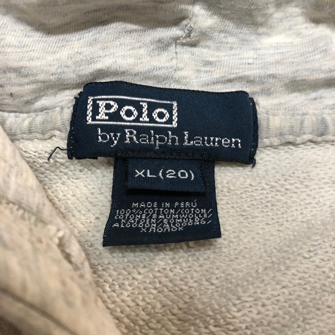 폴로 랄프로렌 후드집업 자켓 그레이 상품이미지3