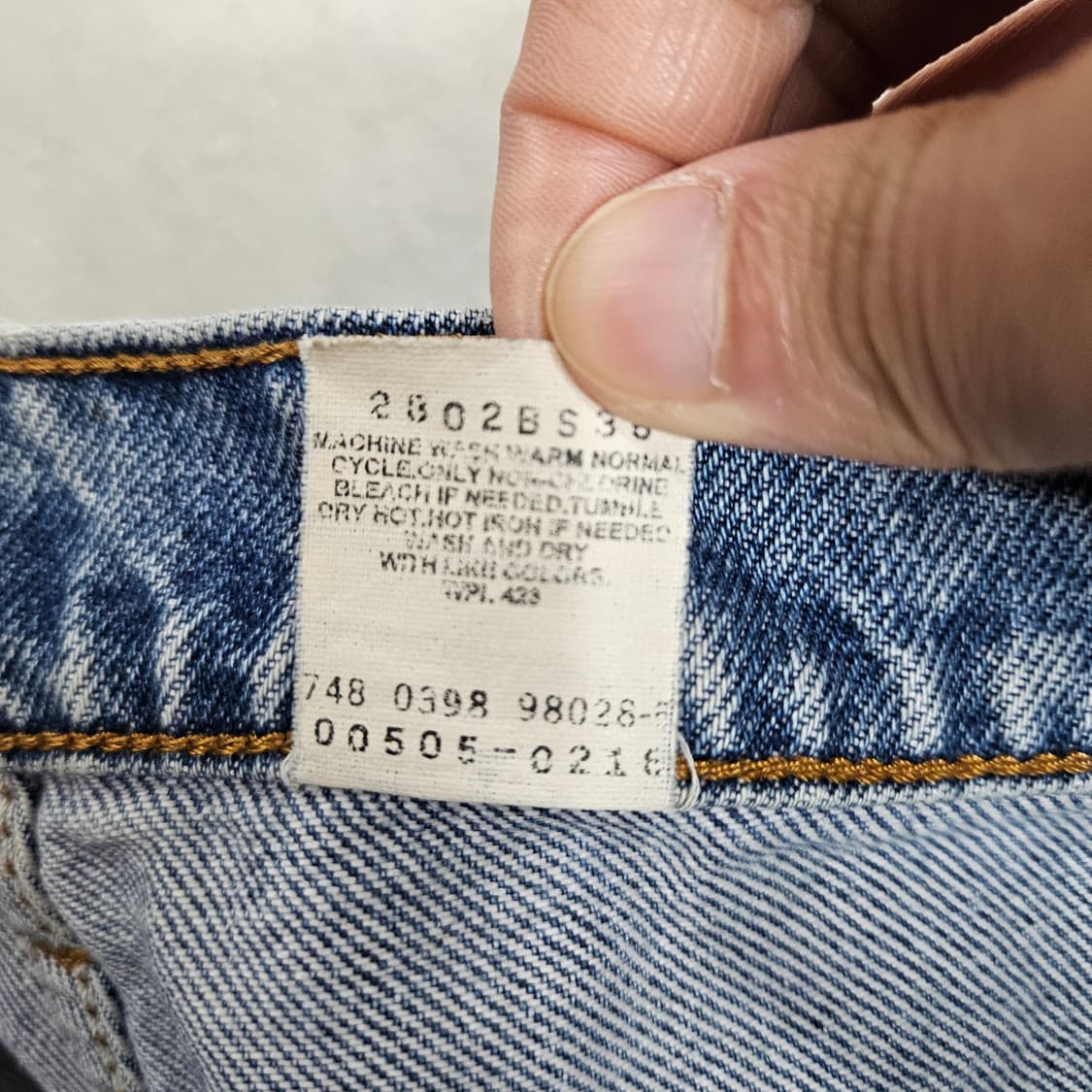 90s 리바이스 505 데님 36 30 상품이미지9