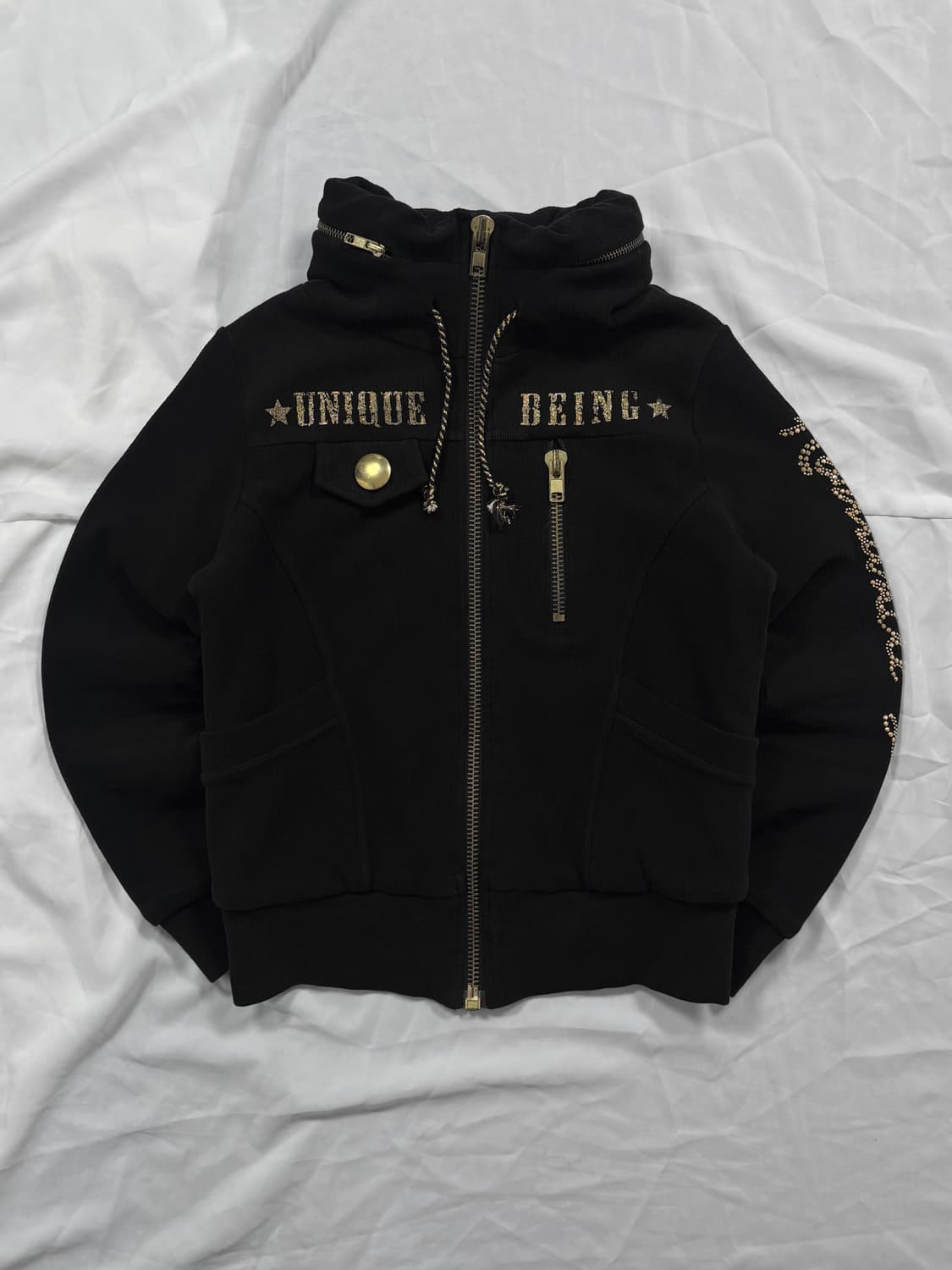 Vintage Black Lettering Jacket 상품이미지6