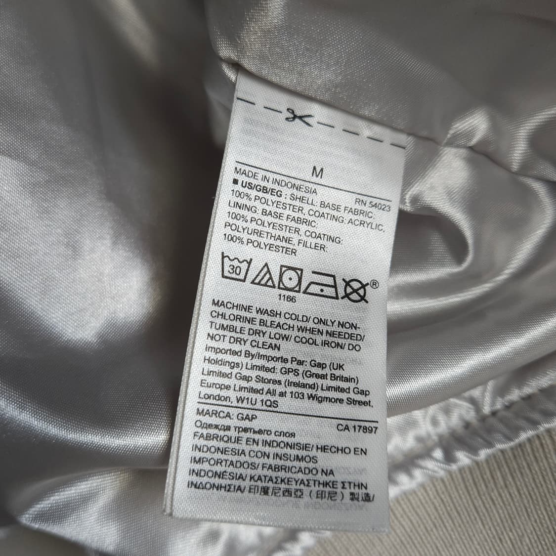 M ) GAP 갭 남성 봄버 숏자켓 상품이미지6