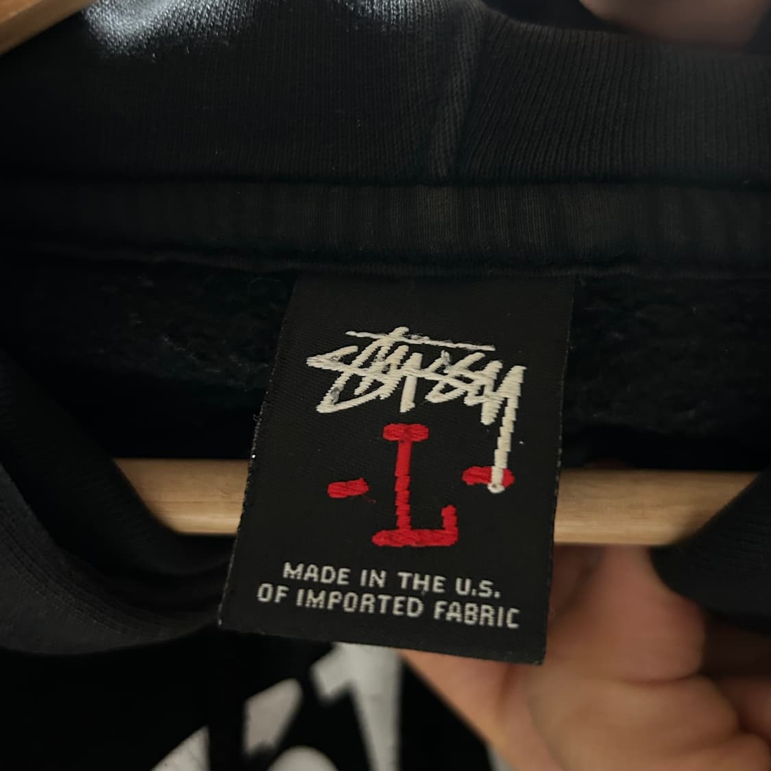 스투시 NINETEEN Eighty 후드티 L 상품이미지3