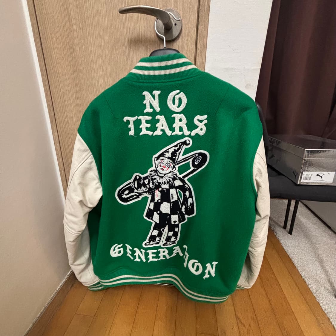 블랙아웃 바시티 자켓 그린 M 상품이미지2