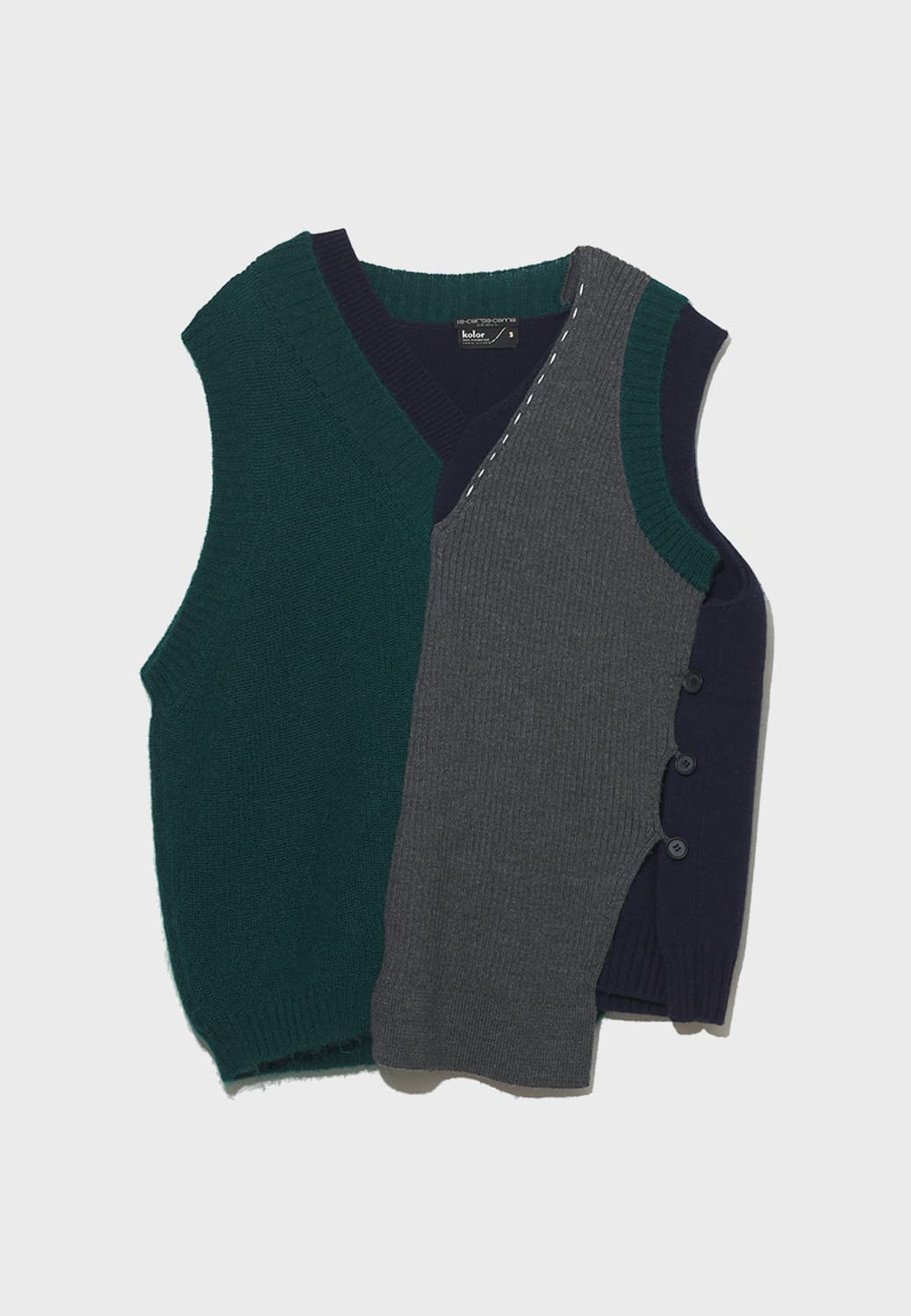 KOLOR knit vest 상품이미지1