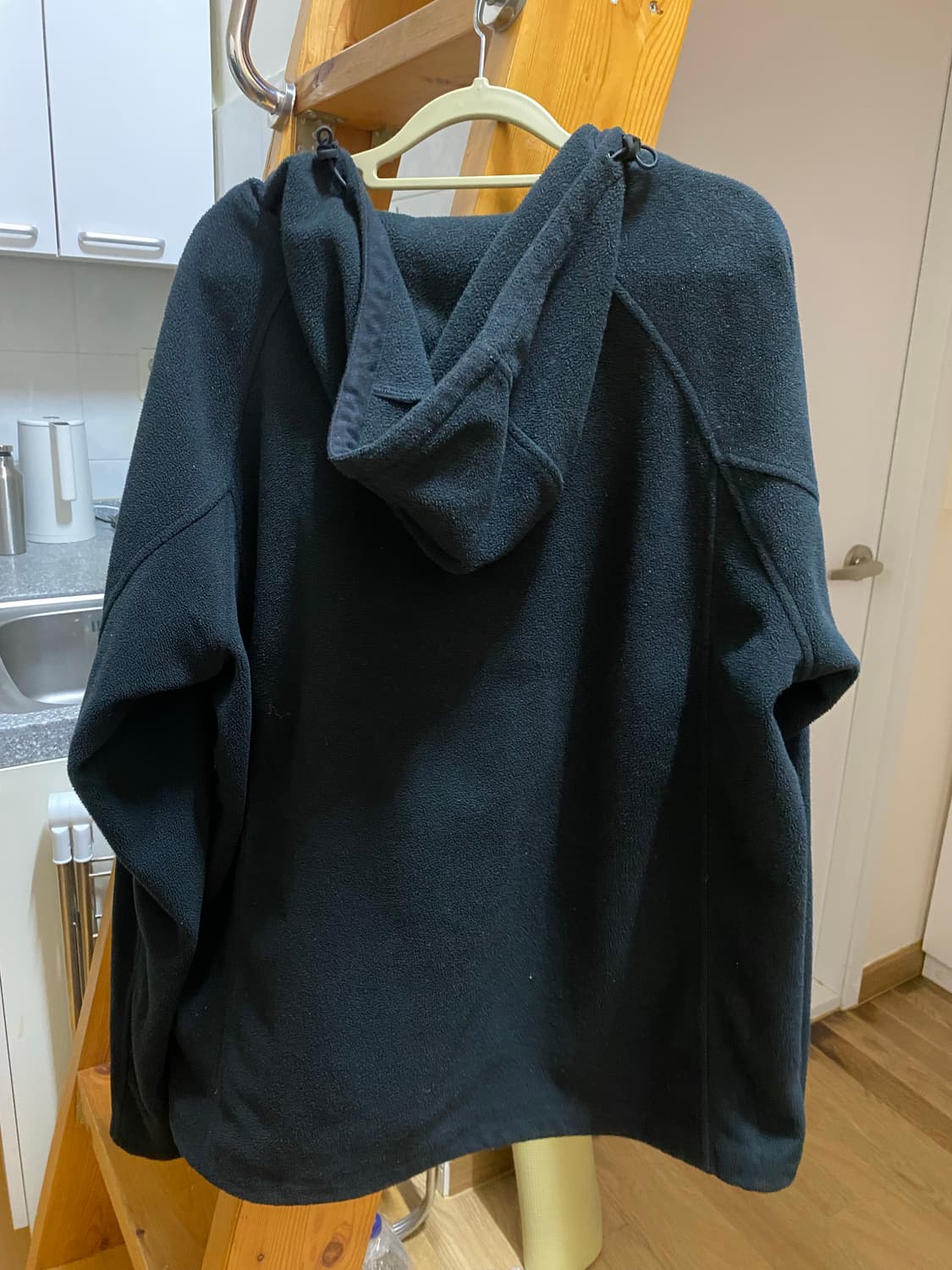 (XL)00s 오클리 아카이브 플리스 후리스 후드 블랙 상품이미지2