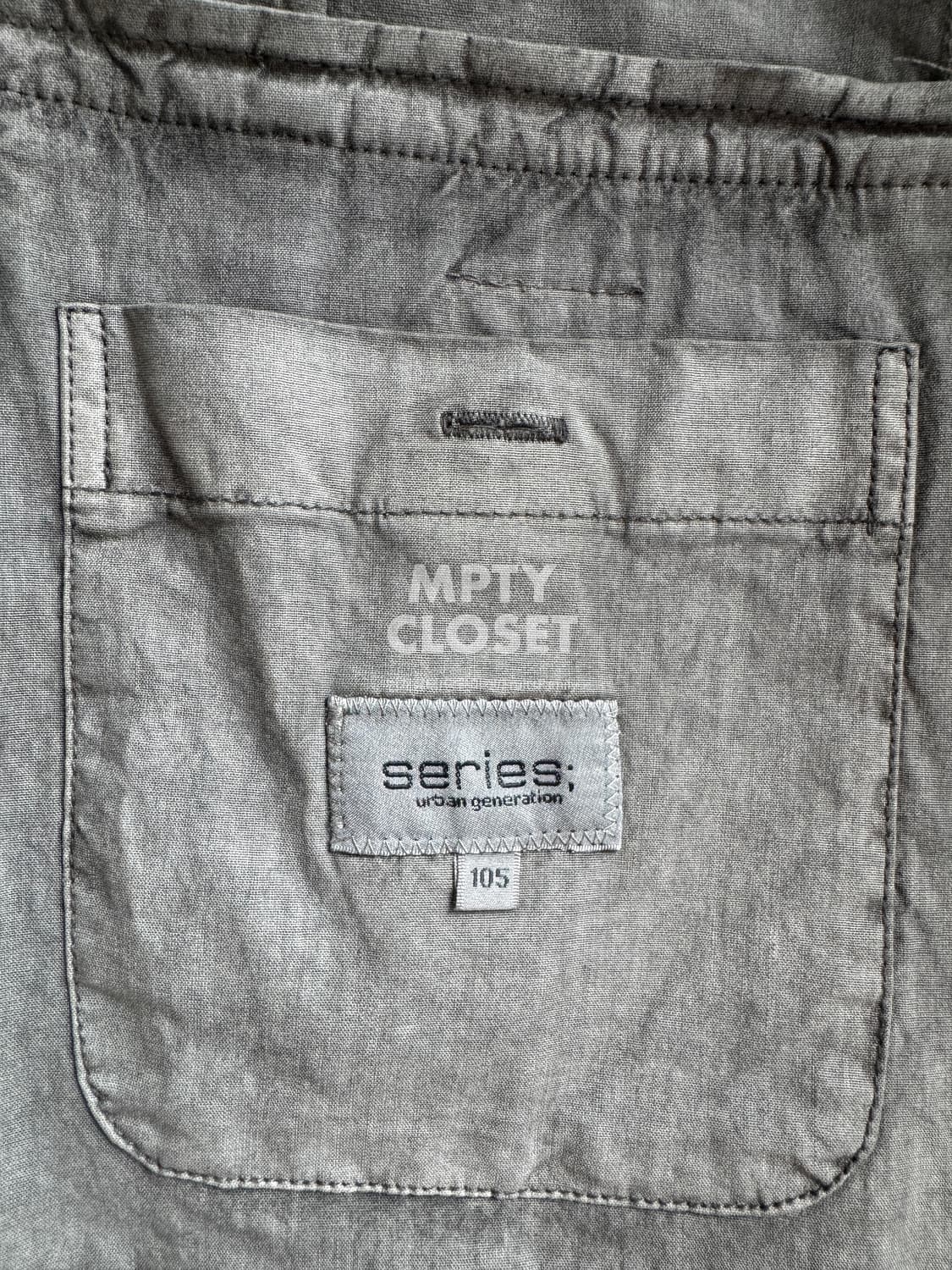 [105] 시리즈 코튼 린넨 가먼트다잉 블레이저 자켓 라이트그레이 상품이미지6