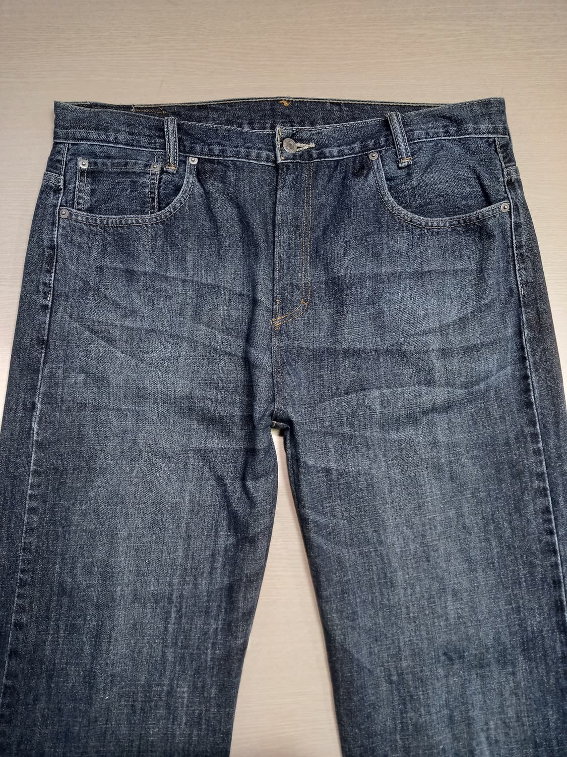 38 리바이스569 워싱 와이드진 진청 38-157 상품이미지3