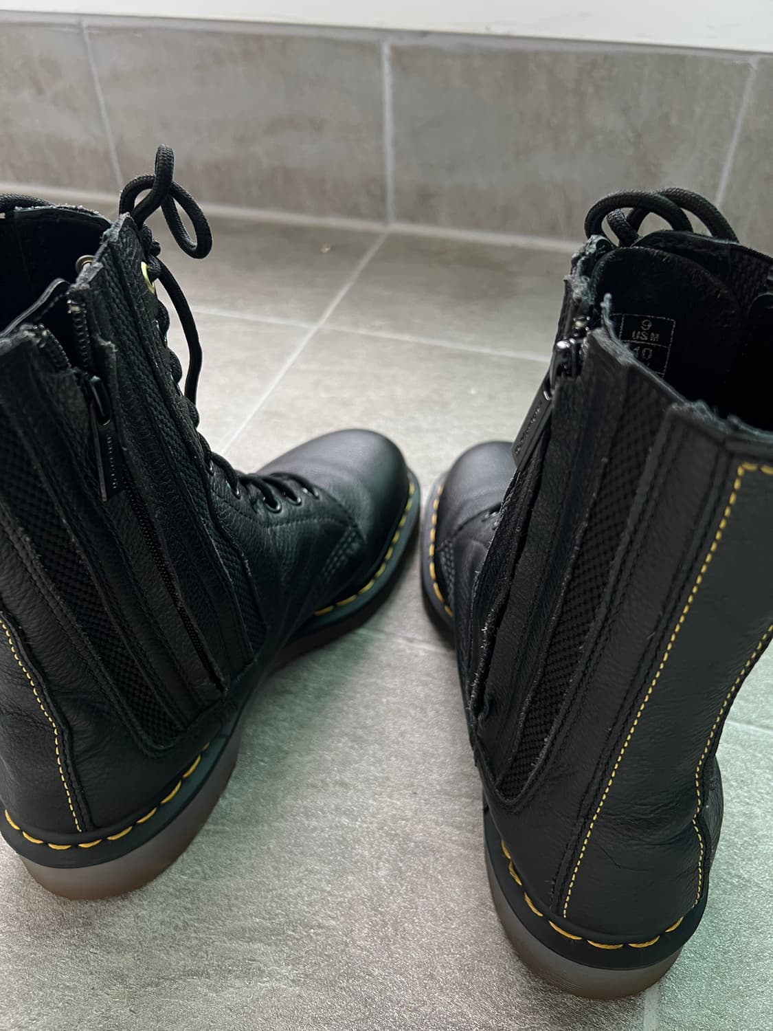 요지야마모토 X 닥터마틴 부츠 1490 Double zip 상품이미지3