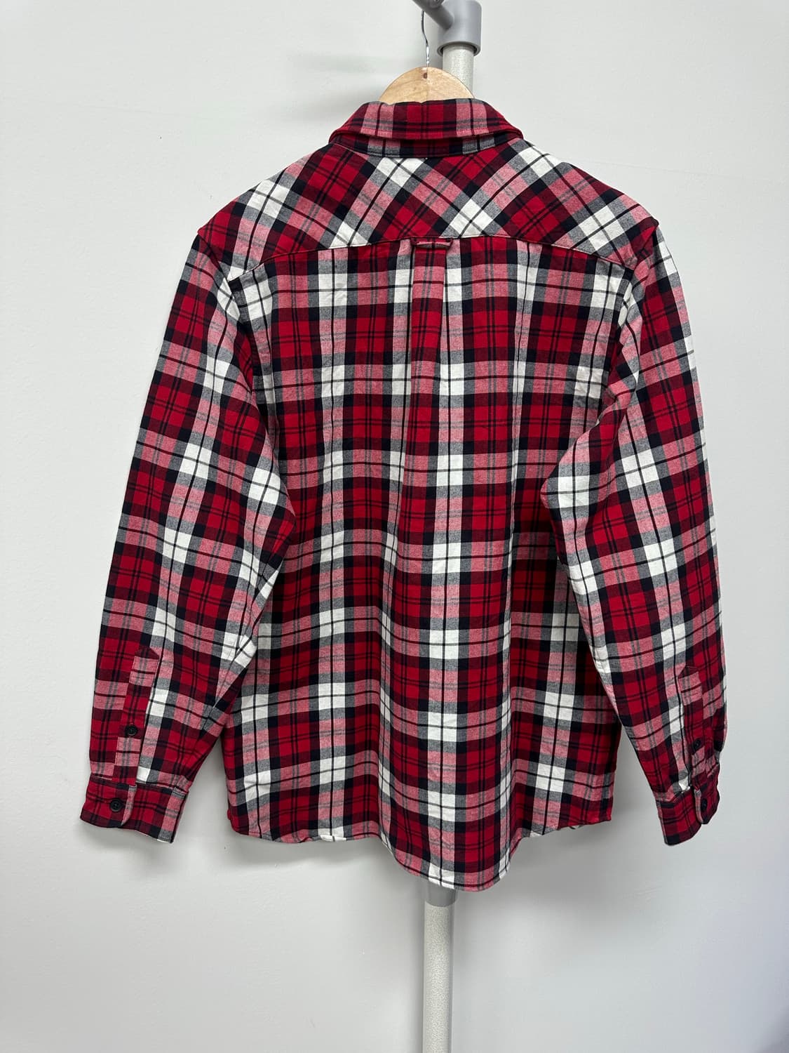 라코스테 헤비코튼 로고 체크 셔츠 상품이미지6