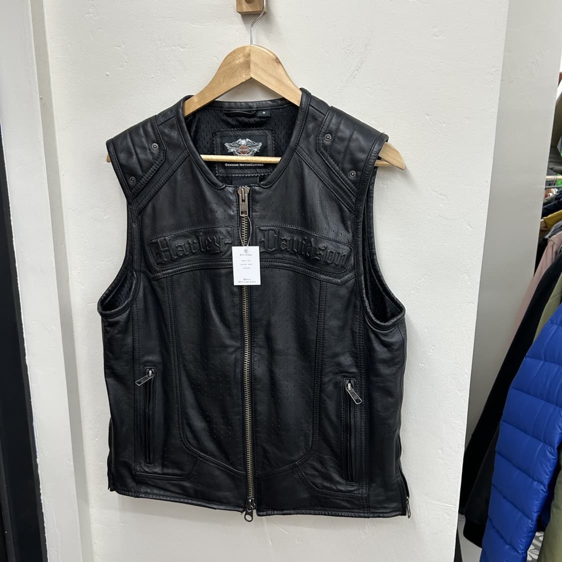 15995 - 할리데이비슨 패싱링크 레더 조끼 상품이미지2