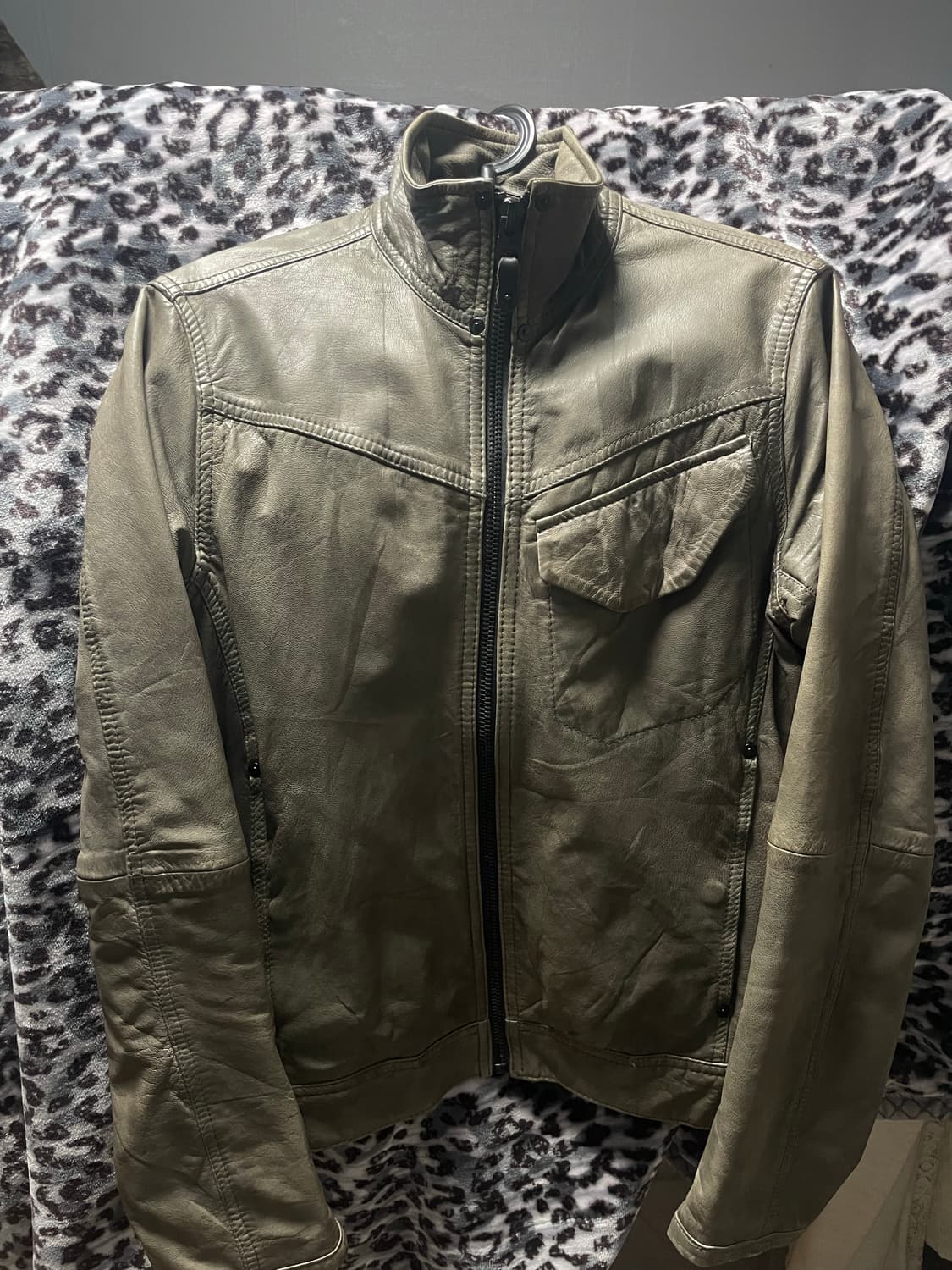 G-star raw 가죽자켓 상품이미지1