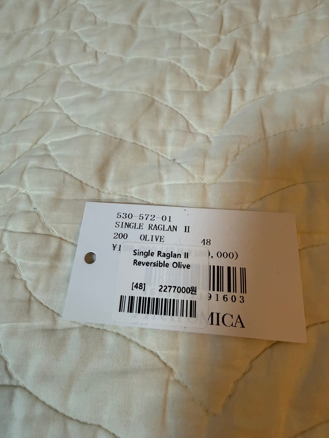 23Fw 아나토미카 싱글래글런 2 올리브 랜덤워크 별주모델 48사이즈  상품이미지6
