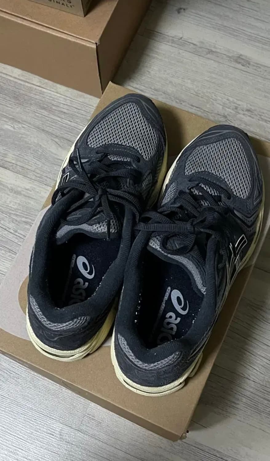 아식스 젤 카야노 14 클레이 그레이 블랙 상품이미지4