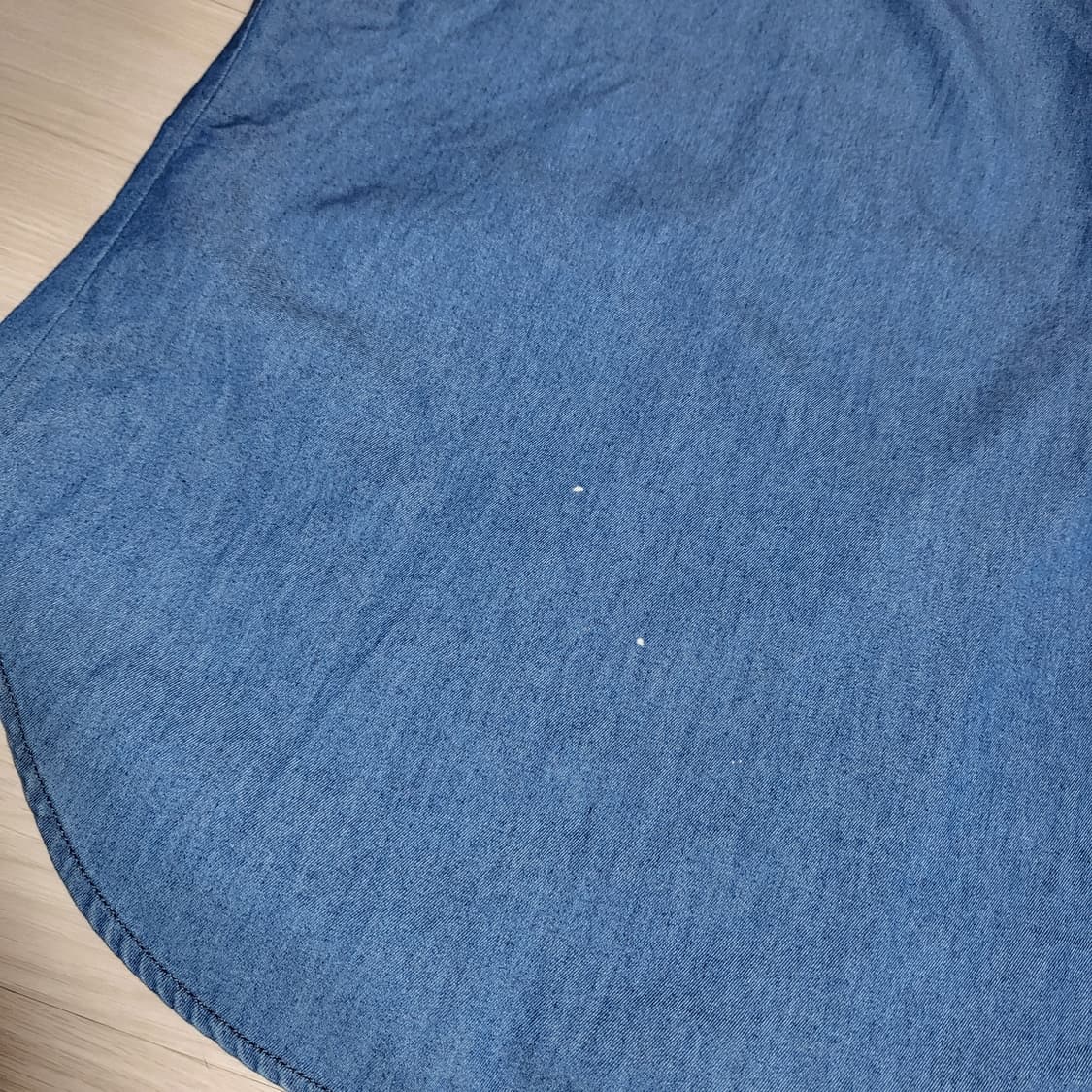 자라 패치워크 데님 셔츠(xl) 상품이미지8