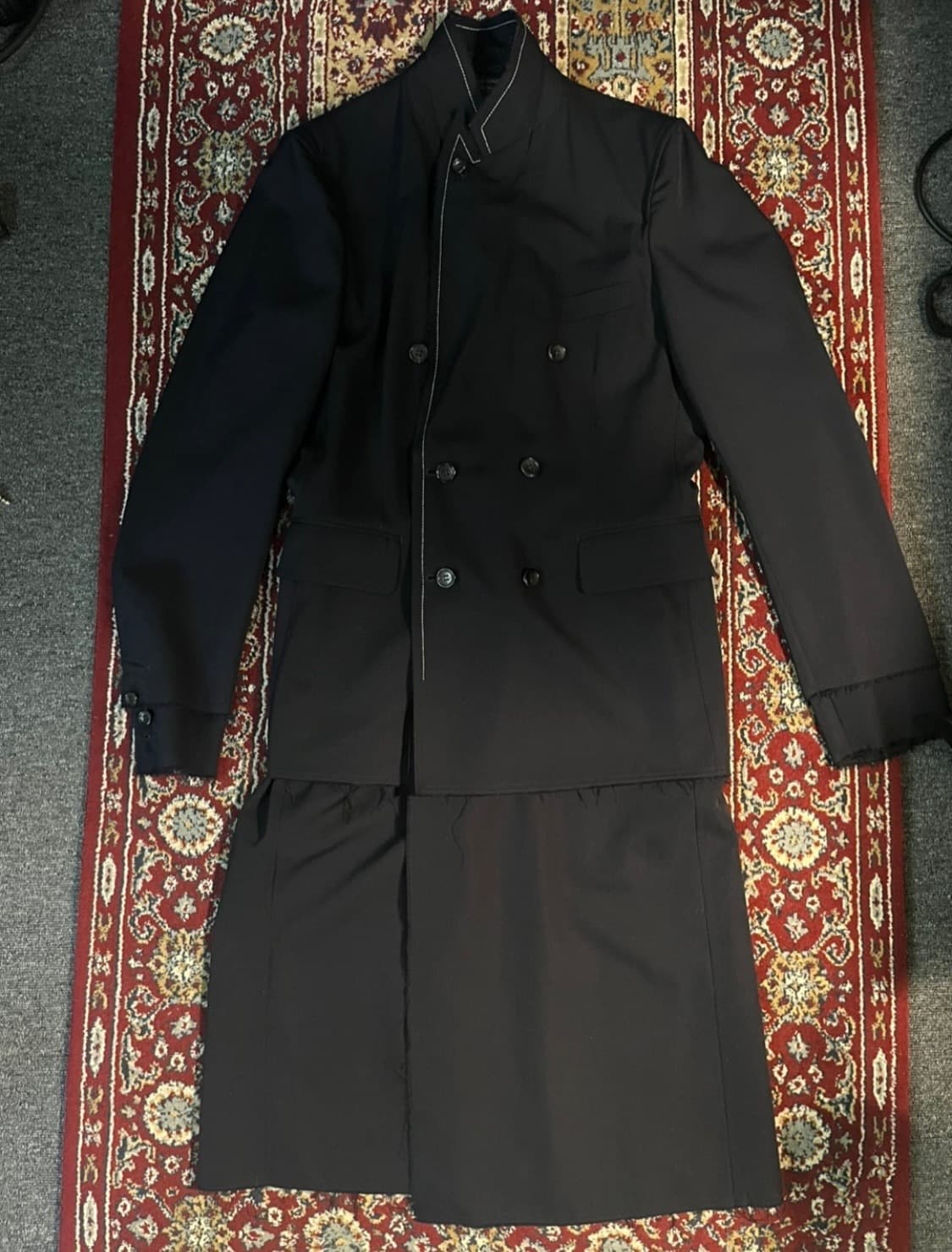 comme des garcons homme plus 더블 도킹 코트 상품이미지2