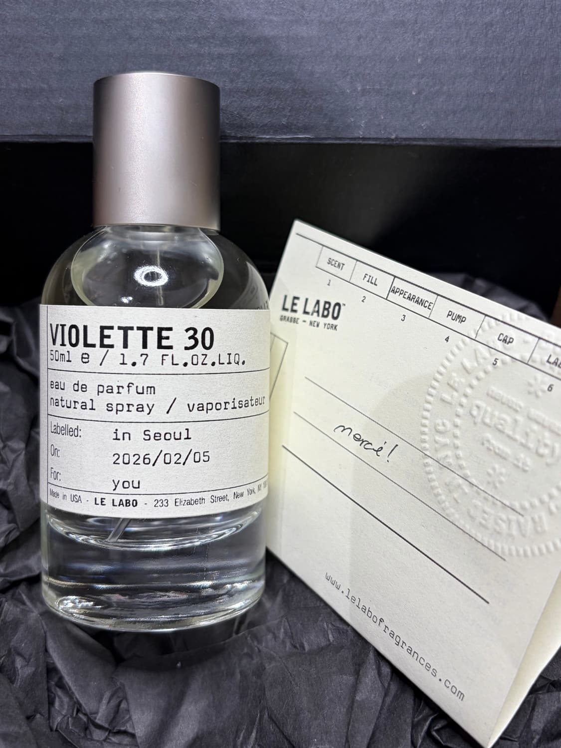 르라보 (비올렛) Violette 30 50ml 오드퍼퓸 향수 상품이미지2