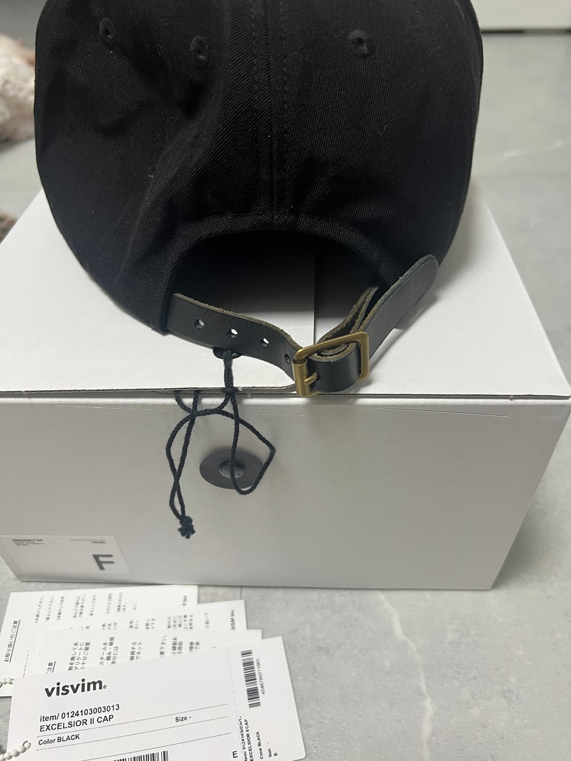 비즈빔 엑셀시오르 2 블랙 모자 팝니다 상품이미지2