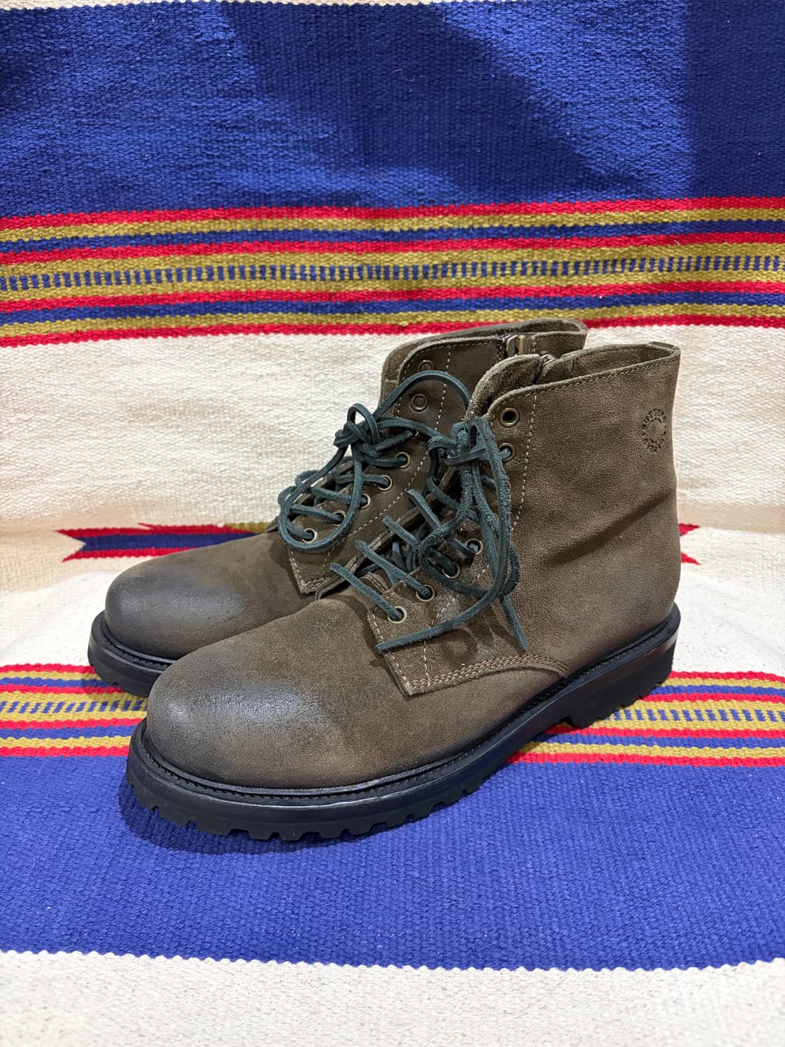 Buttero suede side zip lace up boots 상품이미지1