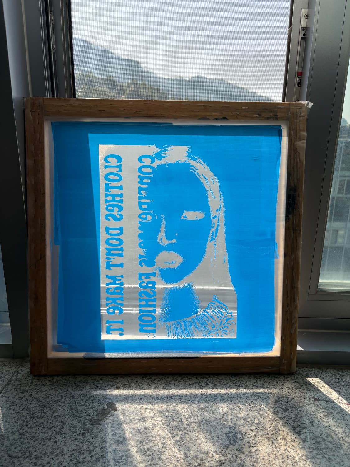 Handmade Silk Screen Long Sleeve T-shirt 상품이미지3