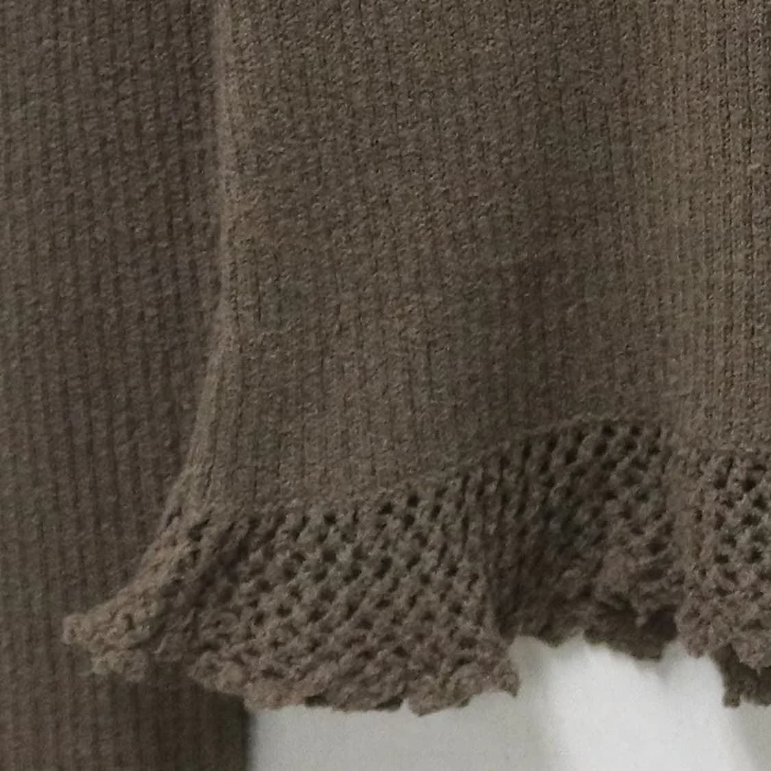 ROSA CHERI 프릴 y2k 울 혼방 니트 63135 상품이미지6