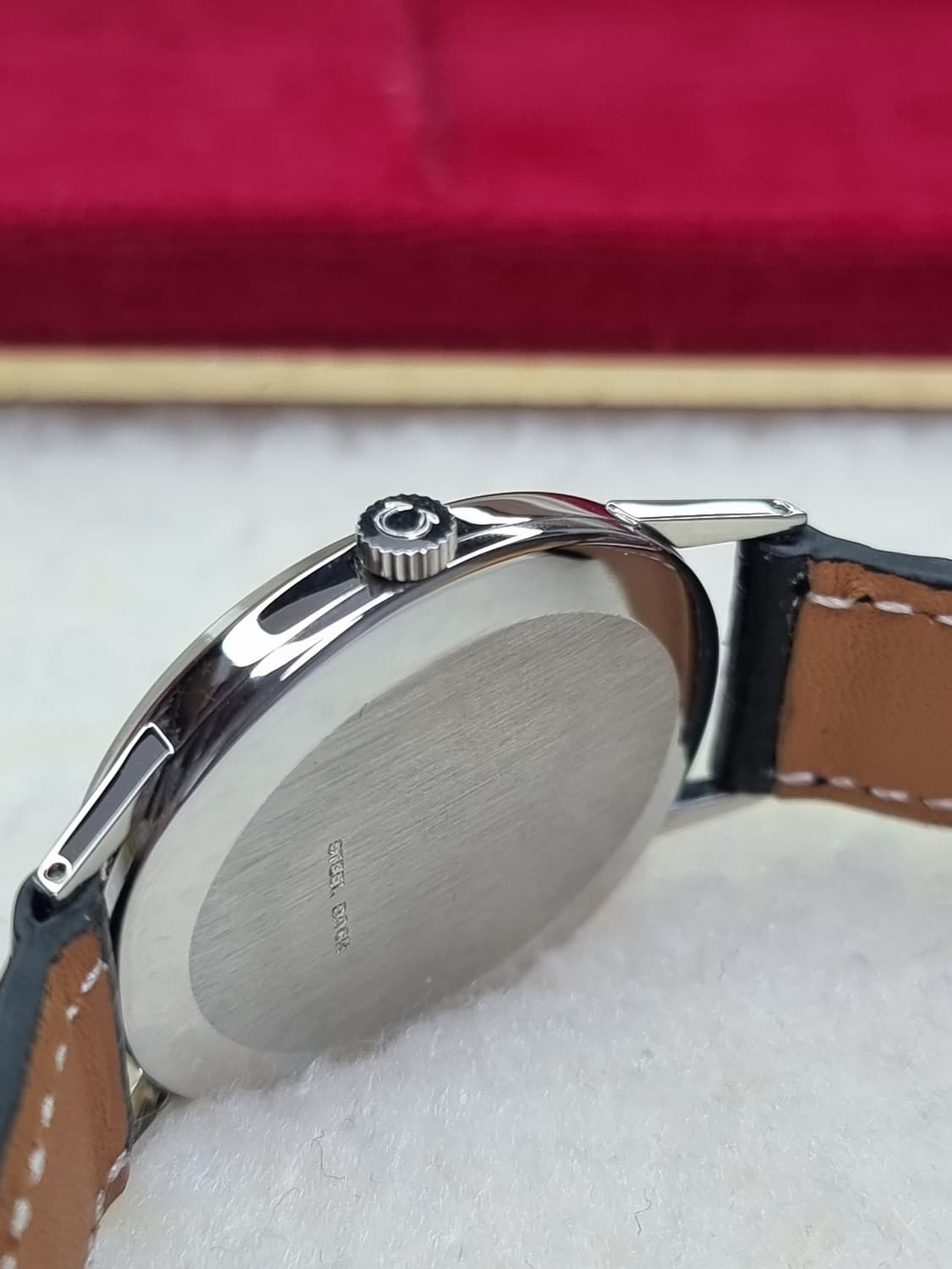 오메가 드빌 앨립스 블루 다이얼 핸드와인딩 남여공용 시계 상품이미지4