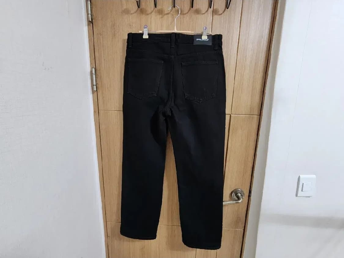 (32)PLAC 플랙 블랙 스트레이트 데님 팬츠 상품이미지3