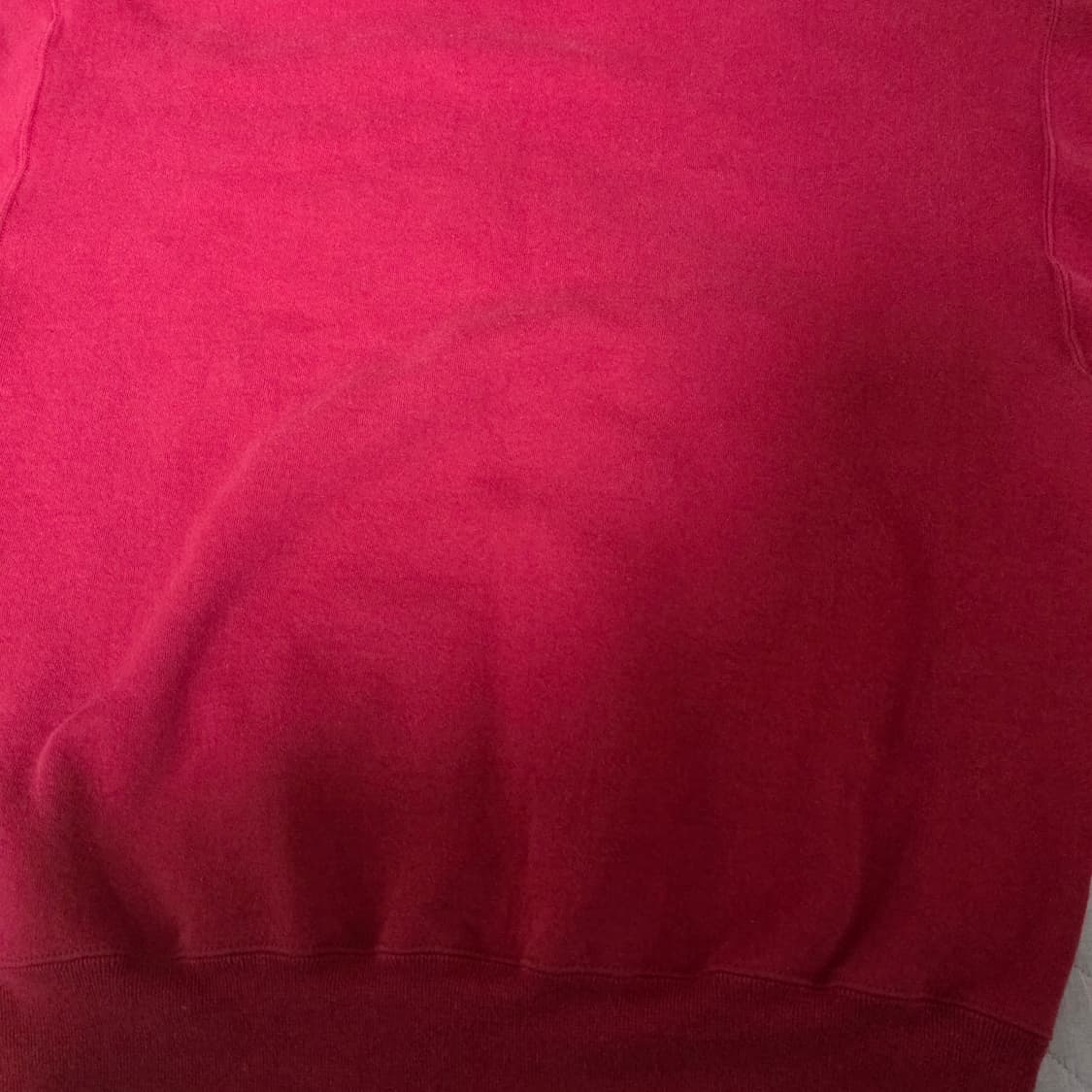 [XL] 90s 빈티지 러셀 레드 라이트 페이드 맨투맨 스웻 상품이미지4