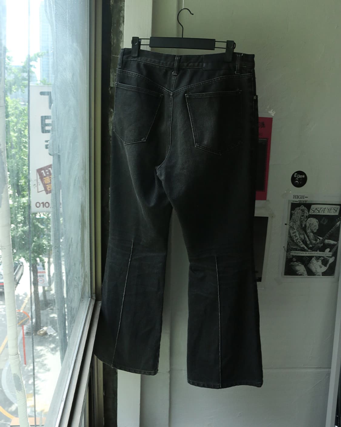 존 로렌스 설리반 19SS 블랙 부츠컷 데님 팬츠  상품이미지3