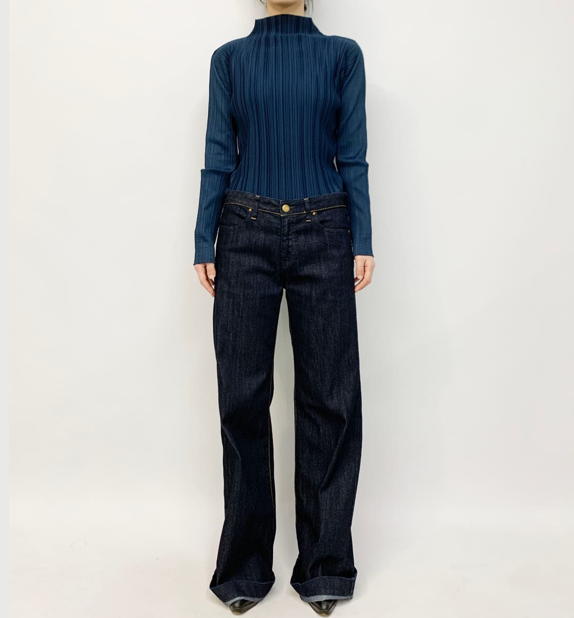 플리츠 플리즈 블라우스 상품이미지1